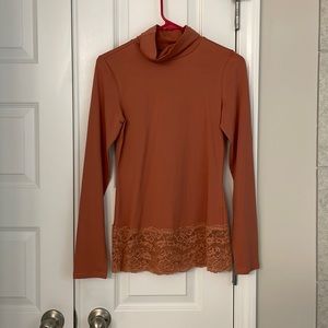 Sundance long sleeve fitted turtleneck